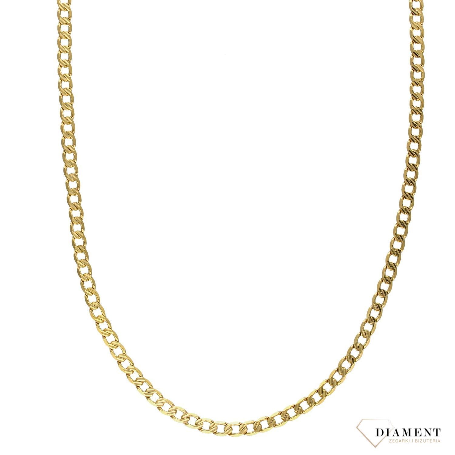 Złoty łańcuszek damski 333 pancerka LA 679A.jpg